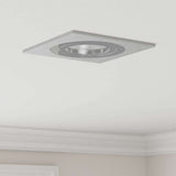 vidaXL Spotje 6 pcs Wit 9 x 9 x 2 cm Aluminium