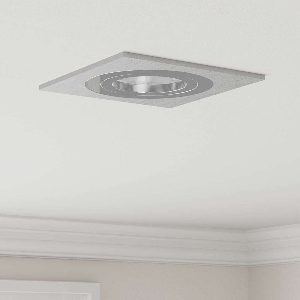 vidaXL Spotje 6 pcs Wit 9 x 9 x 2 cm Aluminium