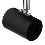 vidaXL Plafondspot met schijnwerpers Zwart 6,5 x 6 x 11,5 cm Metaal