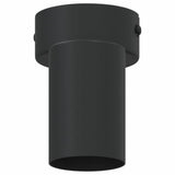 vidaXL Plafondspot met schijnwerpers Zwart 6,5 x 6 x 11,5 cm Metaal