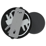 vidaXL Plafondspot met schijnwerpers Zwart 6,5 x 6 x 11,5 cm Metaal
