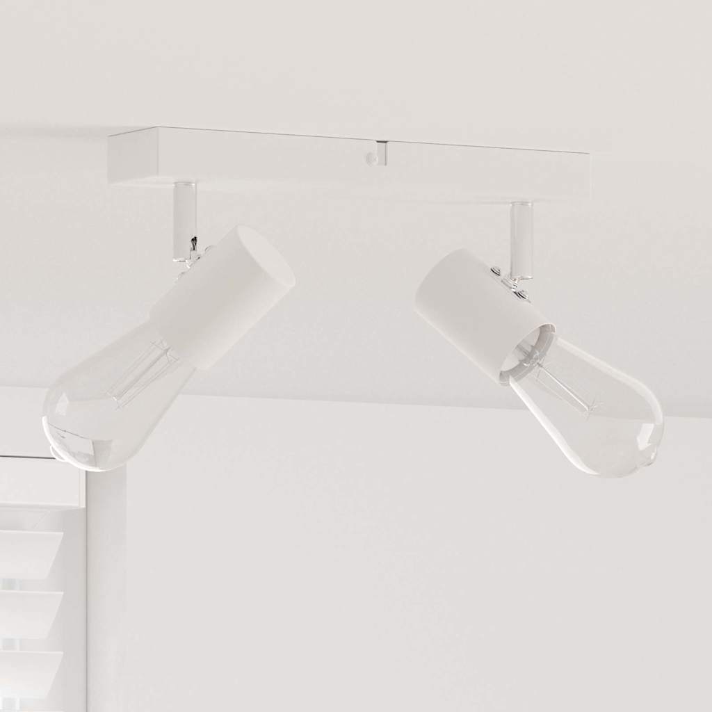 vidaXL Plafondspot met schijnwerpers Zwart 6,5 x 6 x 11,5 cm Metaal