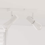 vidaXL Plafondspot met schijnwerpers Zwart 6,5 x 6 x 11,5 cm Metaal