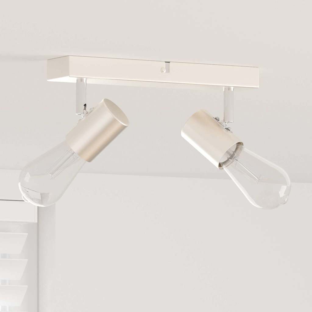 vidaXL Plafondspot met schijnwerpers Zwart 6,5 x 6 x 11,5 cm Metaal