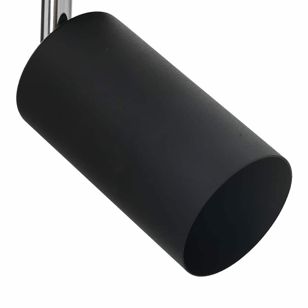 vidaXL Plafondspot met schijnwerpers Zwart 6 x 6 x 16 cm Metaal