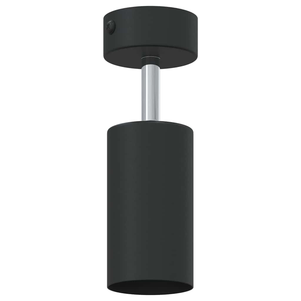 vidaXL Plafondspot met schijnwerpers Zwart 6 x 6 x 16 cm Metaal