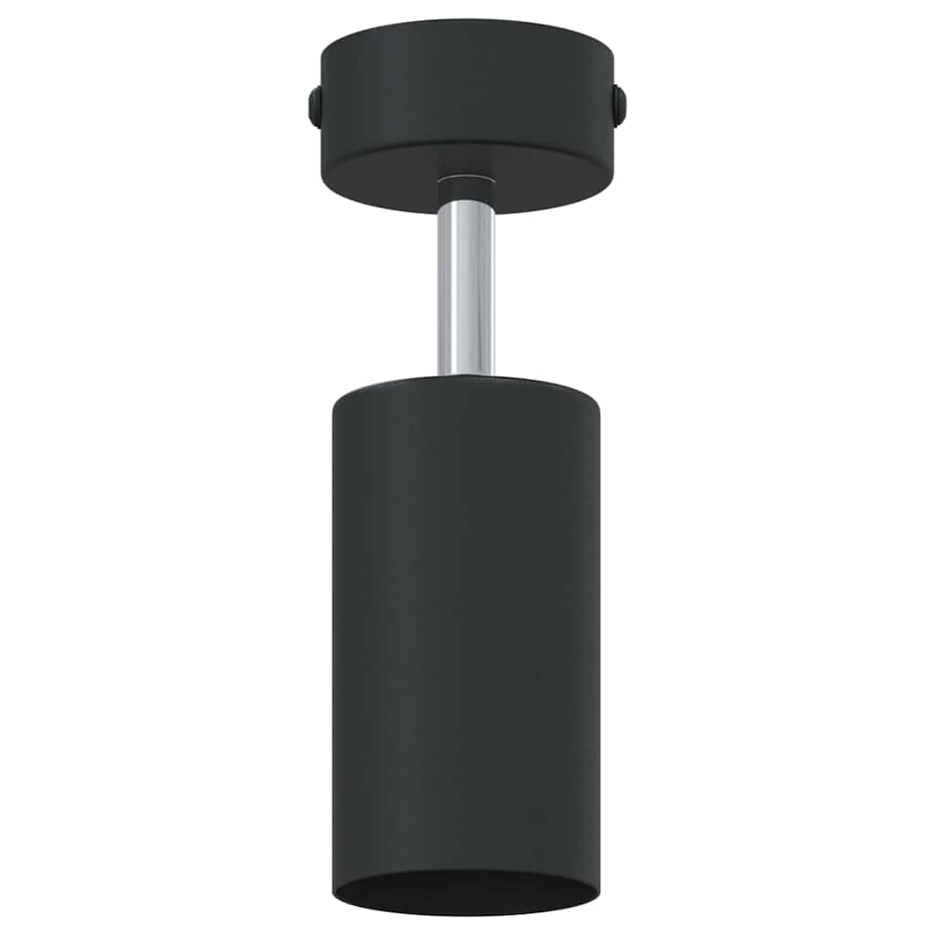 vidaXL Plafondspot met schijnwerpers Zwart 6 x 6 x 16 cm Metaal