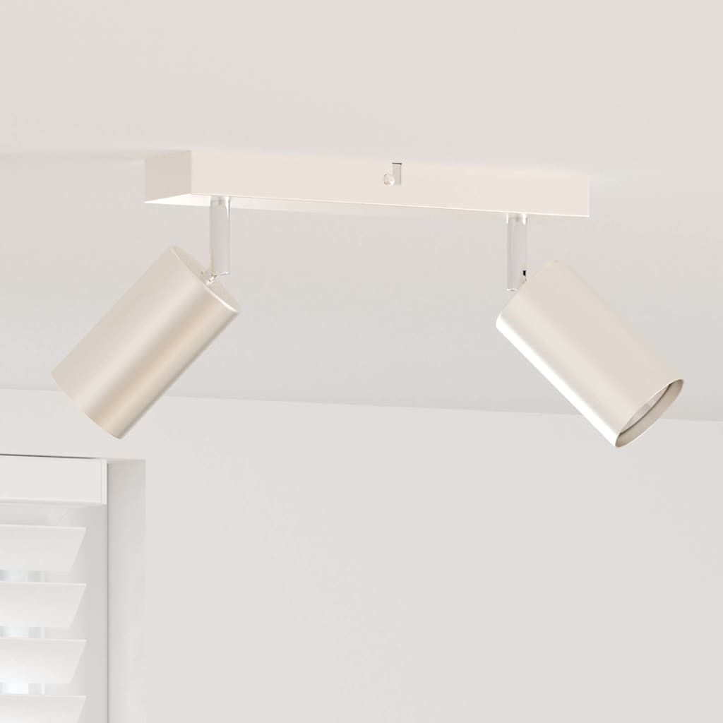 vidaXL Plafondspot met schijnwerpers Zwart 6 x 6 x 16 cm Metaal