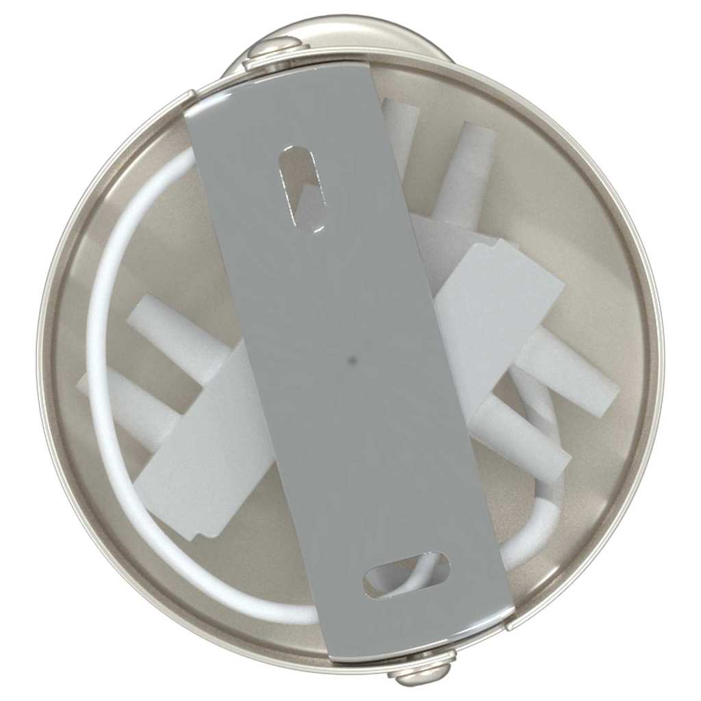 vidaXL Plafondspot met schijnwerpers Nikkel 8 x 8 x 10,5 cm Staal