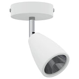 vidaXL Plafondspot met schijnwerpers Wit 25.5 x 8 x 16 cm Metaal