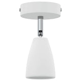 vidaXL Plafondspot met schijnwerpers Wit 25.5 x 8 x 16 cm Metaal