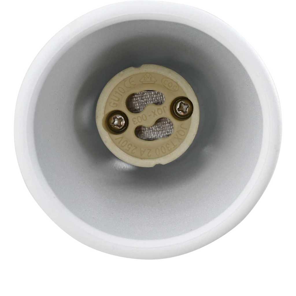 vidaXL Plafondspot met schijnwerpers Wit 25.5 x 8 x 16 cm Metaal