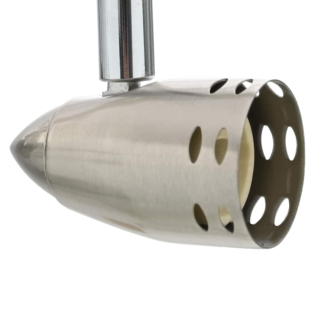 vidaXL Plafondspot met schijnwerpers Nikkel 27 x 10 x 12 cm Metaal