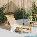 vidaXL Ligbed 55x199x30 cm bamboe