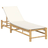 vidaXL Ligbed 55x199x30 cm bamboe