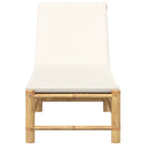 vidaXL Ligbed 55x199x30 cm bamboe