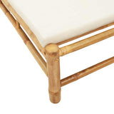 vidaXL Ligbed 55x199x30 cm bamboe
