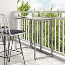 vidaXL Tuintafel inklapbaar 90x51x75 cm poly rattan zwart