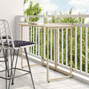 vidaXL Tuintafel inklapbaar 90x51x75 cm poly rattan zwart