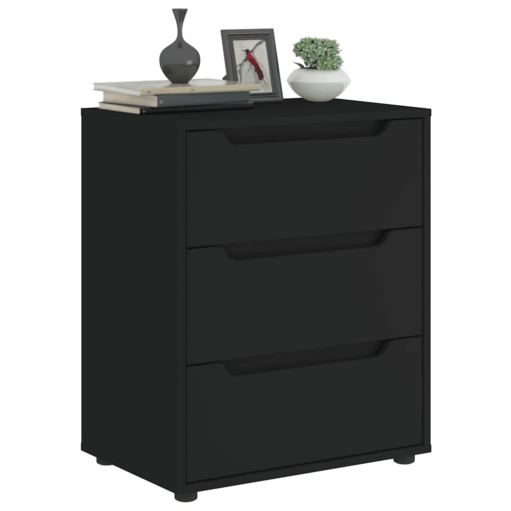 vidaXL Dressoir VISNES 60x40x73 cm bewerkt hout wit