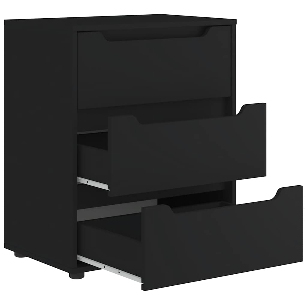 vidaXL Dressoir VISNES 60x40x73 cm bewerkt hout wit