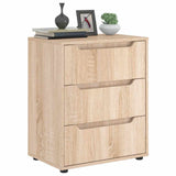 vidaXL Dressoir VISNES 60x40x73 cm bewerkt hout wit