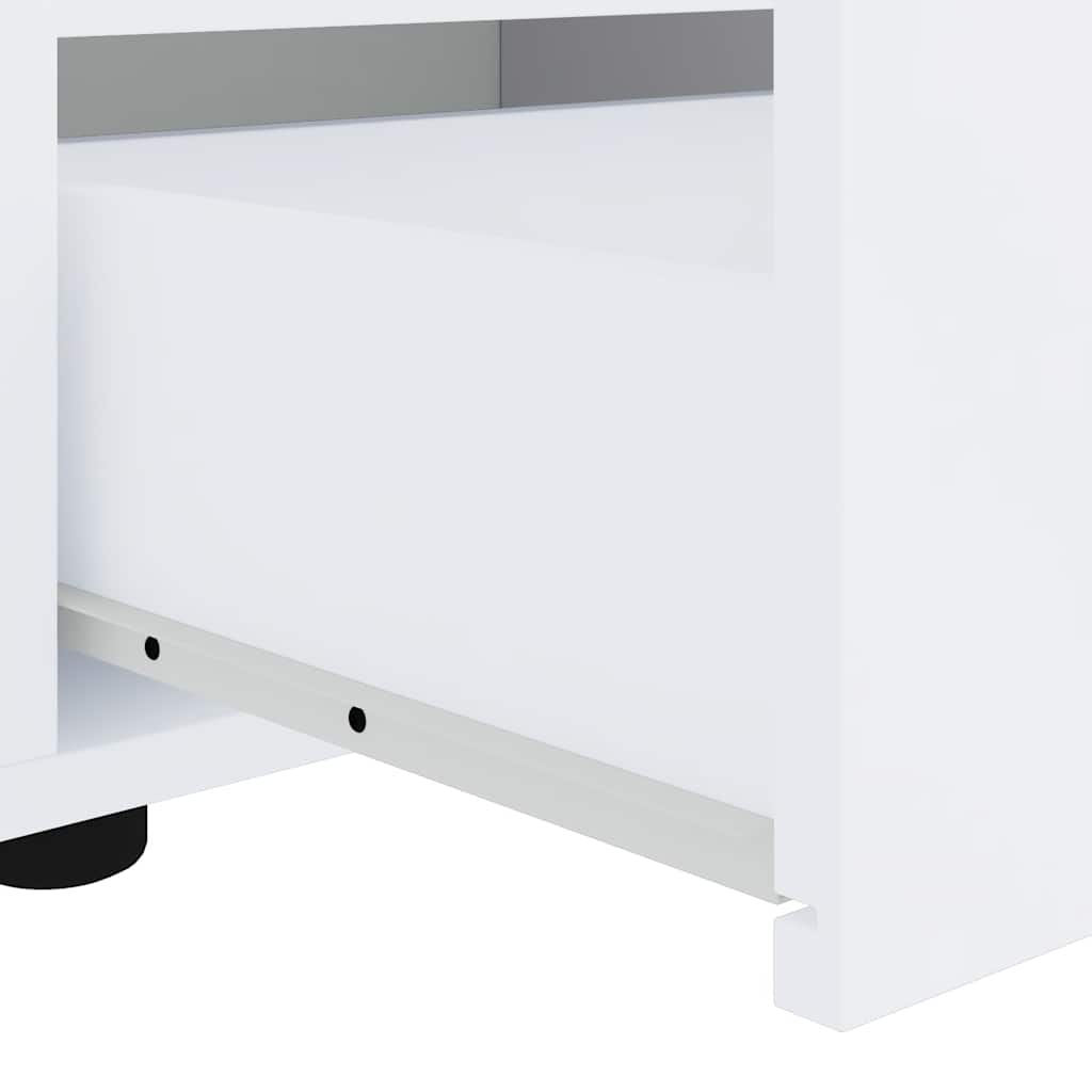 vidaXL Tv-meubel VISNES 60x40x38 cm bewerkt hout wit
