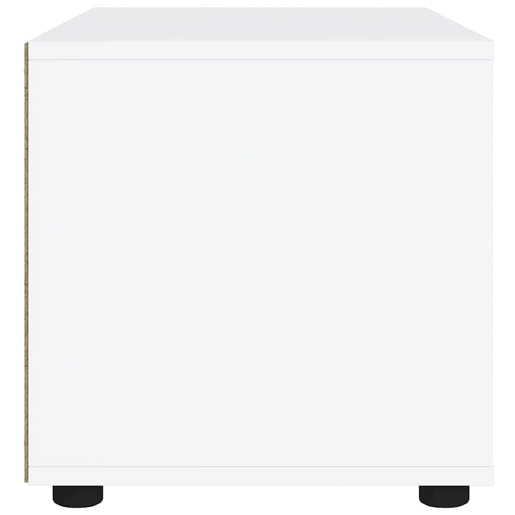 vidaXL Tv-meubel VISNES 60x40x38 cm bewerkt hout wit
