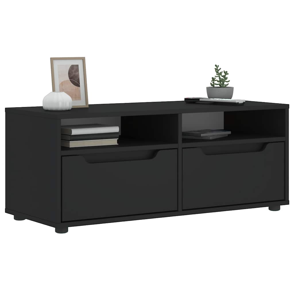 vidaXL Tv-meubel VISNES 100x40x38 cm bewerkt hout wit