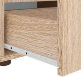 vidaXL Tv-meubel VISNES 100x40x38 cm bewerkt hout wit