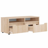 vidaXL Tv-meubel VISNES 100x40x38 cm bewerkt hout wit