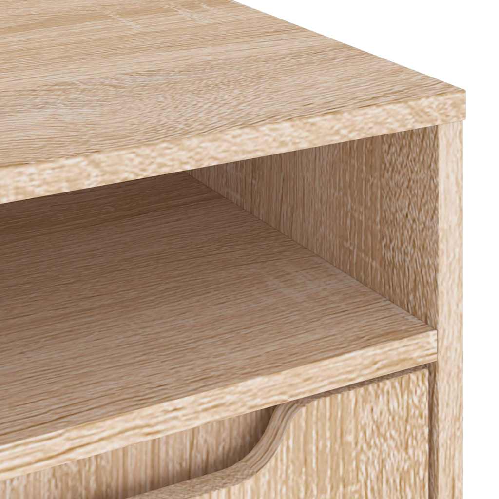 vidaXL Tv-meubel VISNES 100x40x38 cm bewerkt hout wit