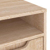 vidaXL Tv-meubel VISNES 100x40x38 cm bewerkt hout wit