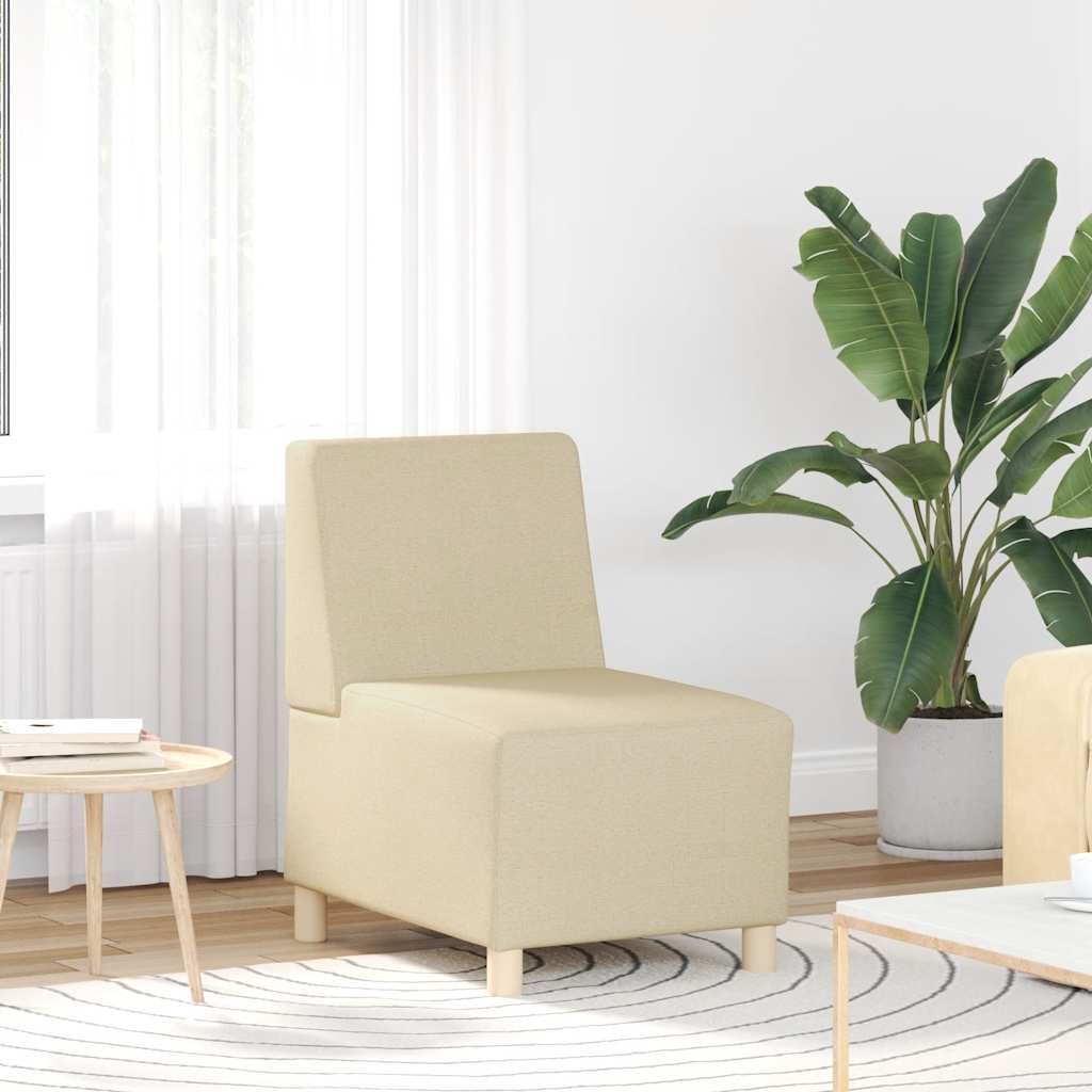 vidaXL Modulaire Sofa Eenheid Armless 2 pcs Lichtgrijs 55 x 74 x 82 cm
