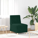 vidaXL Modulaire Sofa Eenheid Armless 2 pcs Lichtgrijs 55 x 74 x 82 cm