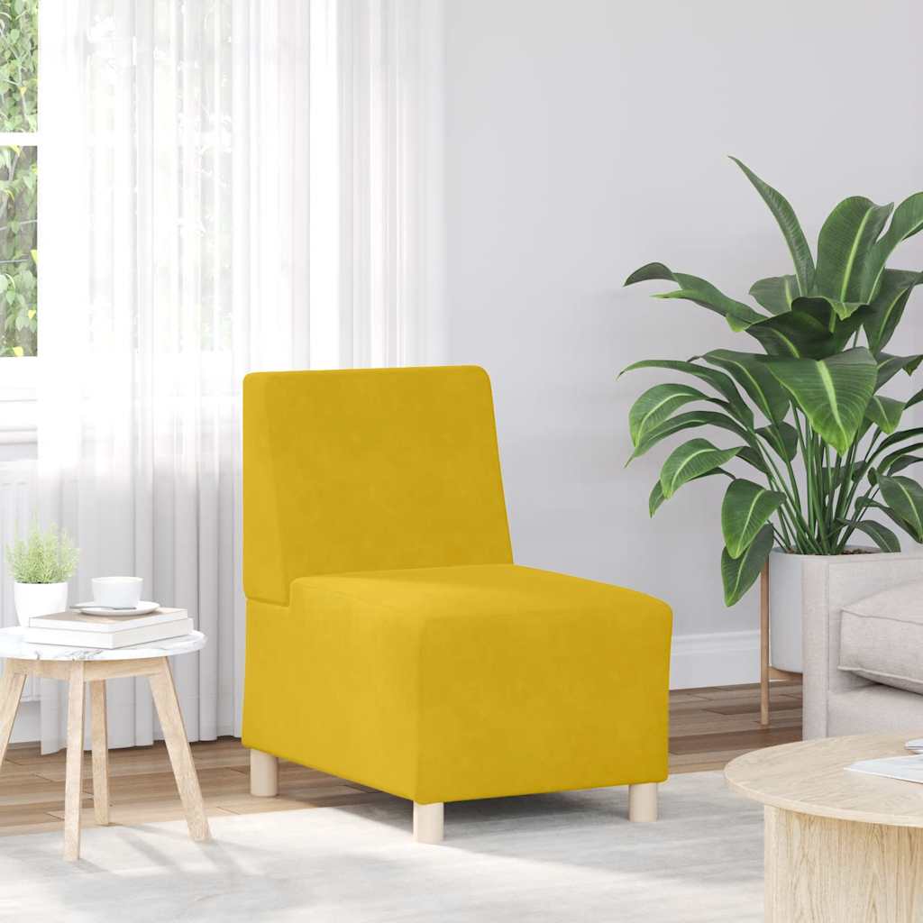 vidaXL Modulaire Sofa Eenheid Armless 2 pcs Lichtgrijs 55 x 74 x 82 cm