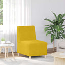vidaXL Modulaire Sofa Eenheid Armless 2 pcs Lichtgrijs 55 x 74 x 82 cm