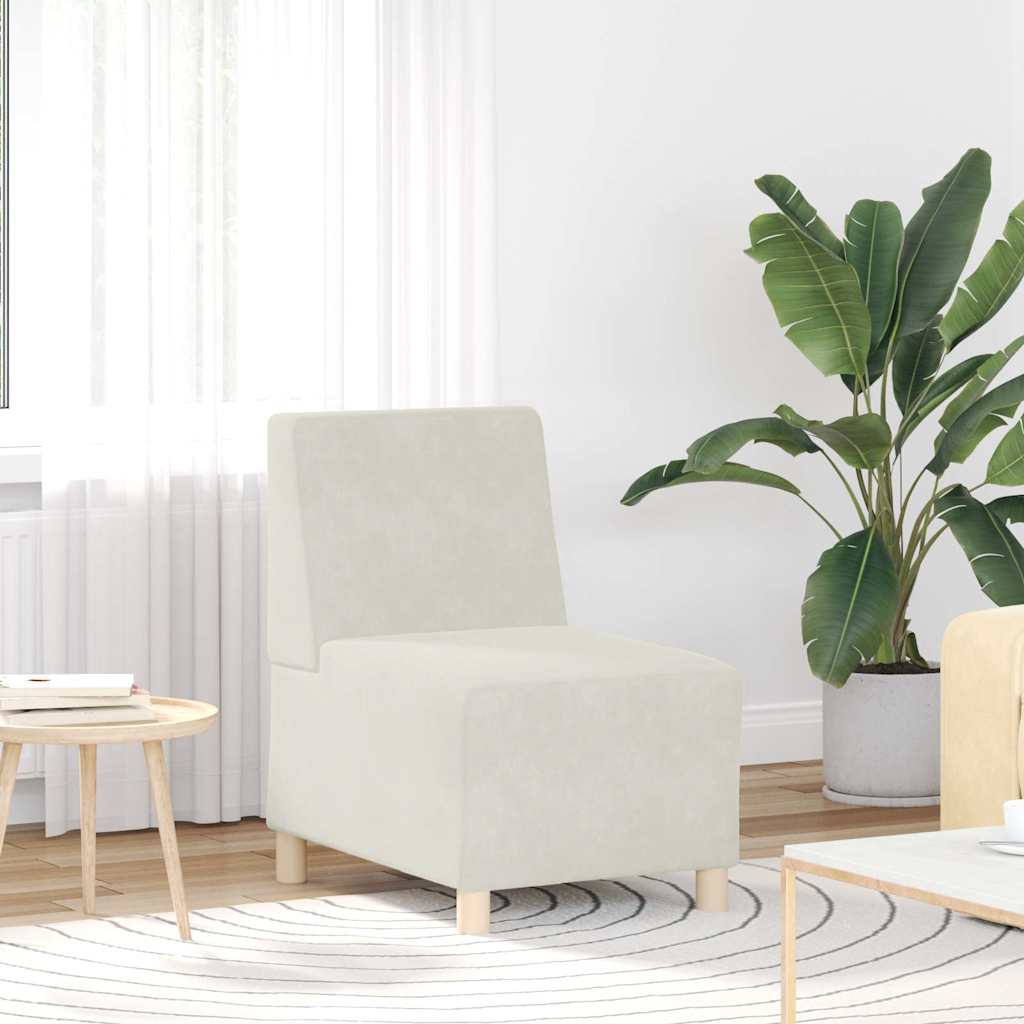 vidaXL Modulaire Sofa Eenheid Armless 2 pcs Lichtgrijs 55 x 74 x 82 cm