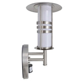 Pagode vormige RVS wandlamp met bewegingssensor