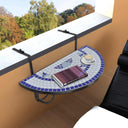 vidaXL Balkontafel hangend mozaïek terracottakleurig