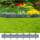 vidaXL Gazonranden 17 st 10 m PP couleur antraciet