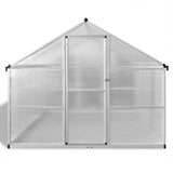 vidaXL Tuinkas met basisframe 4,6 m² versterkt aluminium