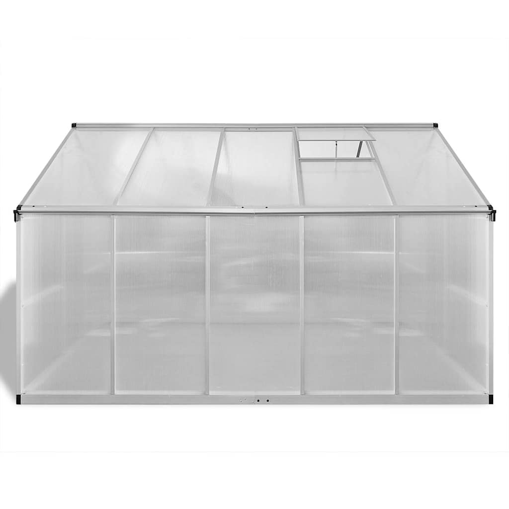 vidaXL Tuinkas met basisframe 4,6 m² versterkt aluminium