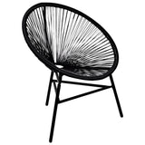 vidaXL Tuinstoel Acapulco poly rattan beige