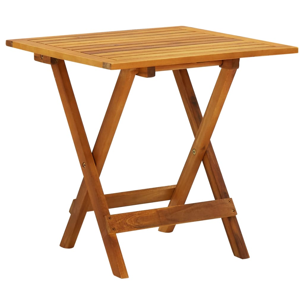 vidaXL Bistrotafel Ø46x47 cm massief acaciahout