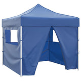 vidaXL Vouwtent met 4 zijwanden 3x3 m crème