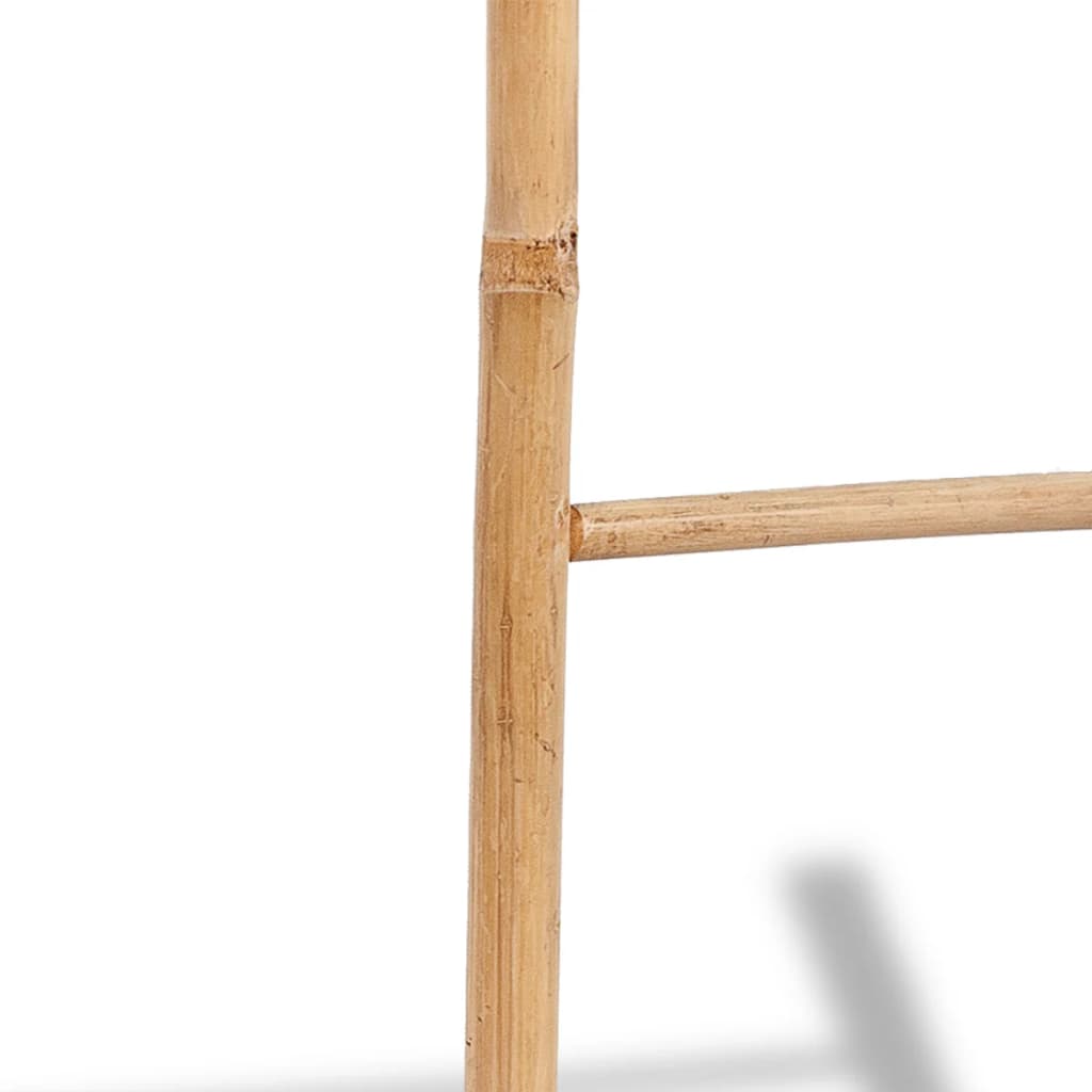 vidaXL Handdoekenladder met 6 sporten bamboe