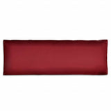 vidaXL Rugkussen gestoffeerd 120x40x10 cm wijnrood