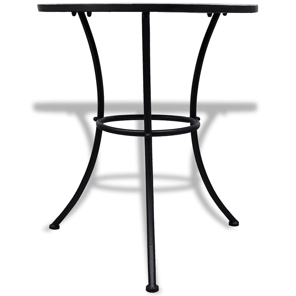 vidaXL Bistrotafel mozaïek Ø50x70 cm keramiek terracottakleurig
