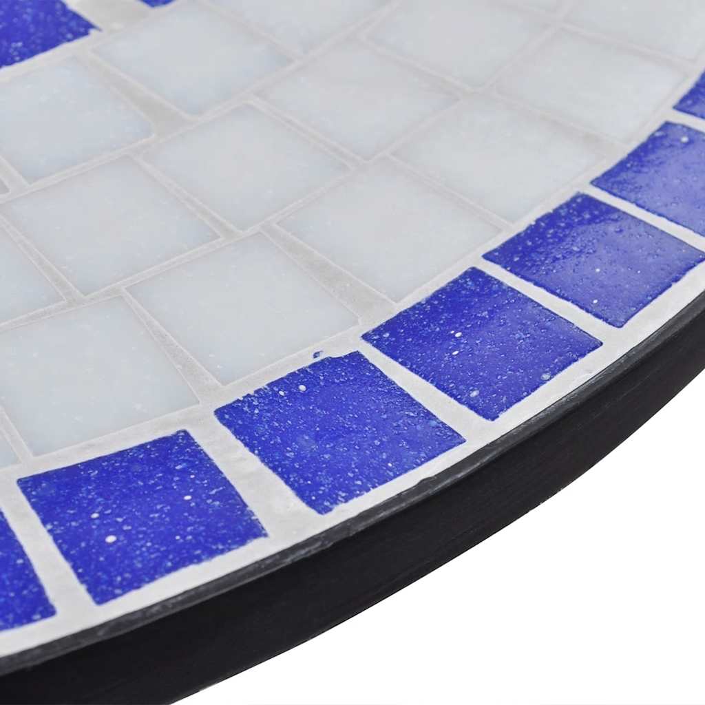 vidaXL Bistrotafel mozaïek Ø50x70 cm keramiek terracottakleurig